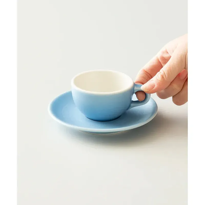 ORIGAMI 3oz Origami Espresso Cup and Saucer set
