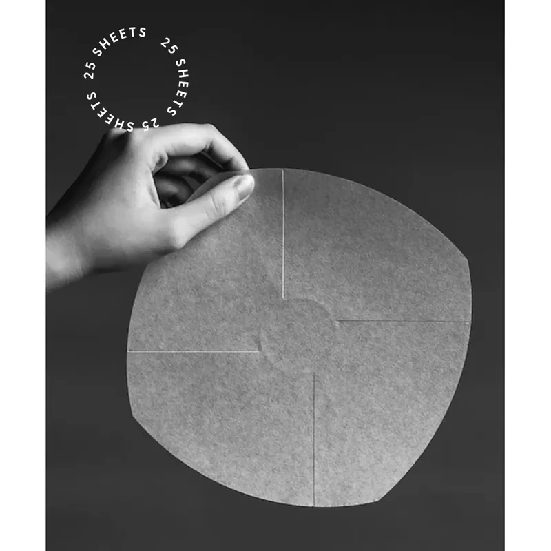 B3 FLAT SPECIALTY COFFEE FILTERS FOR FLAT BED BREWERS M – 25 Sheets