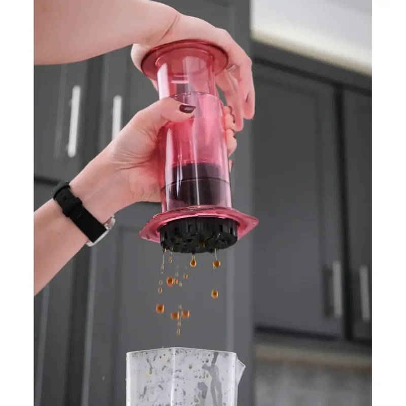 AEROPRESS CLEAR COFFEE MAKER + SIBARIST FAST DISC 63 COMBO