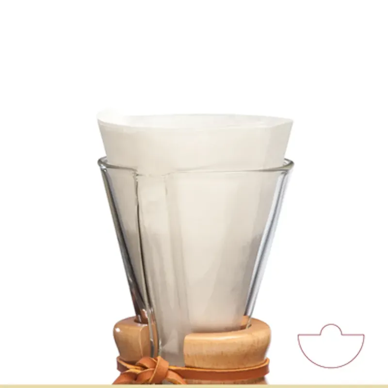 Chemex Unfolded Half Moon Filters (100ct)