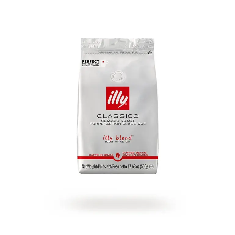 Whole Bean Coffee Classico – Medium Roast – 500G Bag – 6-Pack