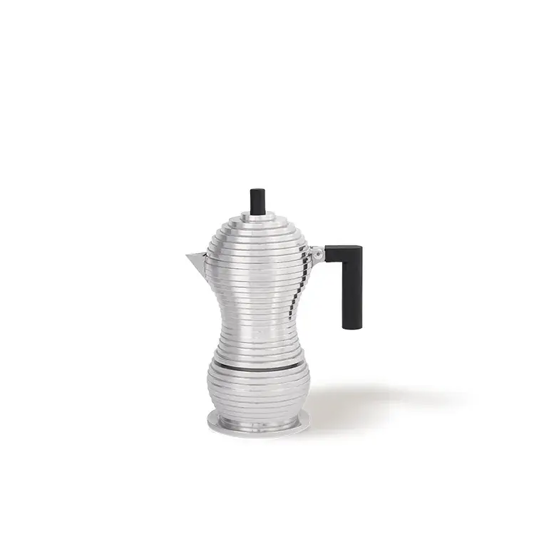 Alessi Pulcina 3 Cup Moka Pot – Black