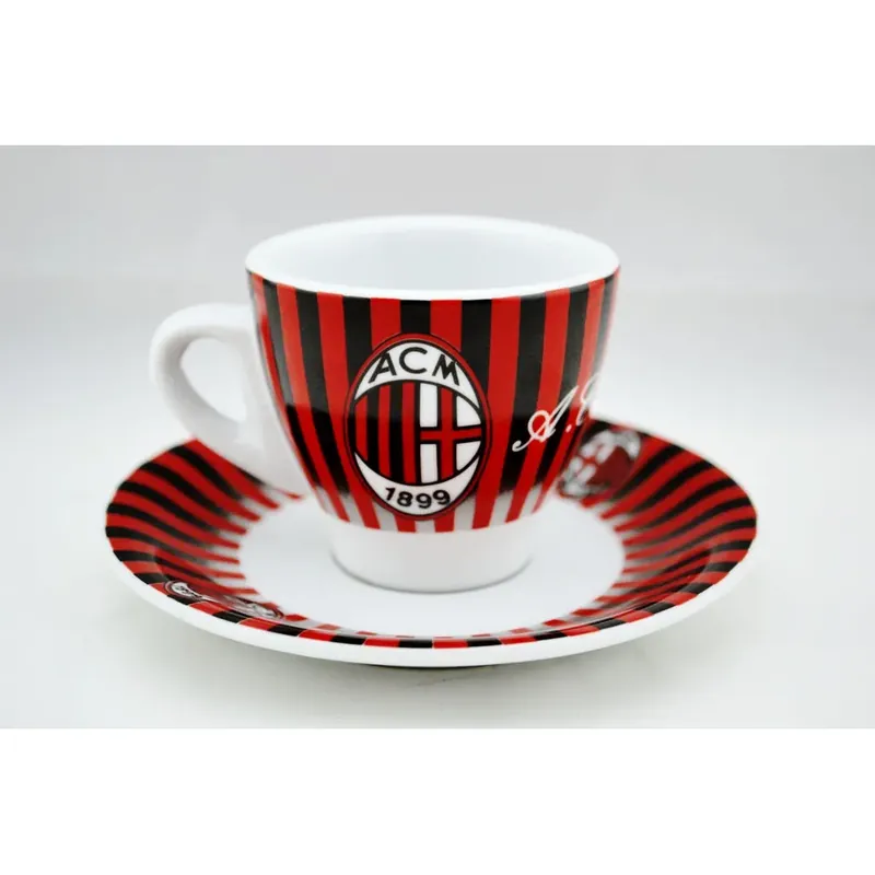 AC Milan Espresso Cups–set of 6 cups and saucers
