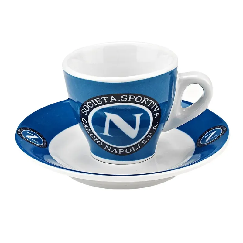 Club Napoli Espresso Cups–set of 6 cups and saucers