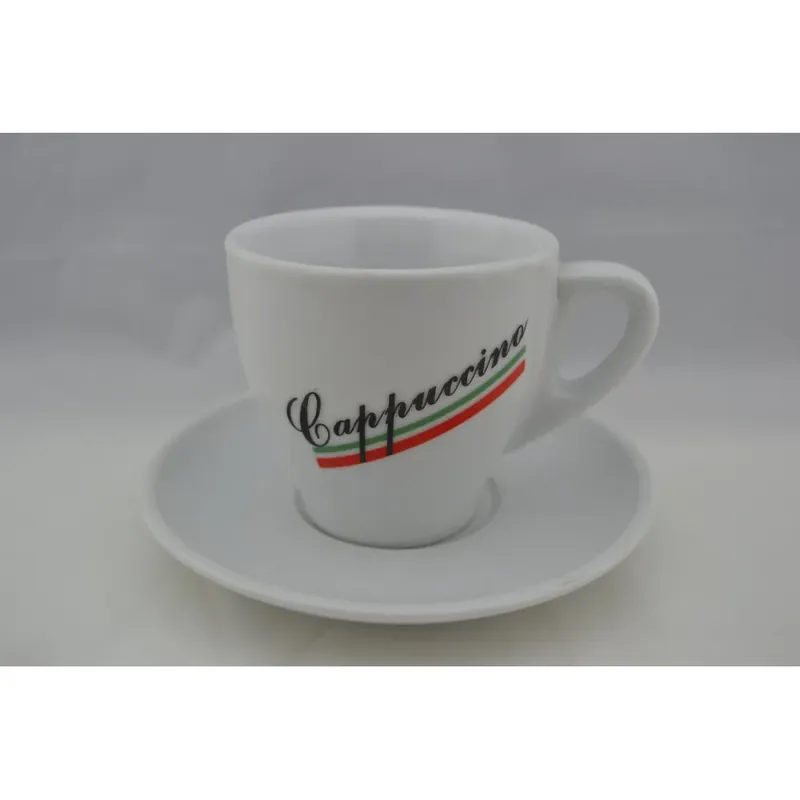 Cappuccino Cups with the Cappuccino Motif