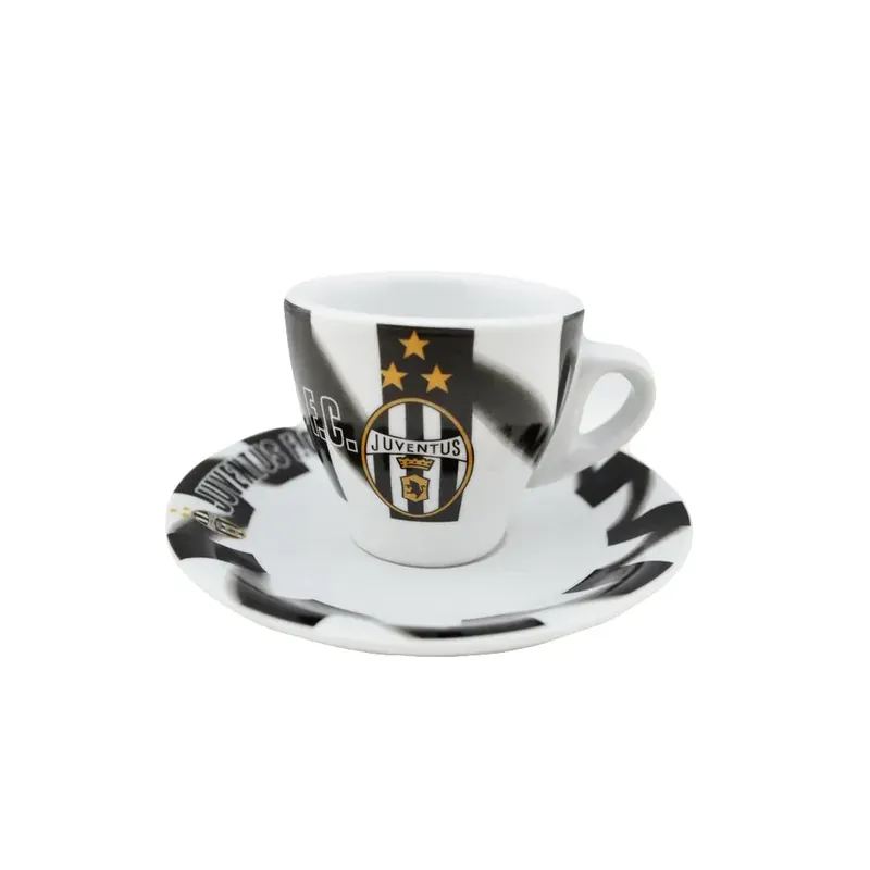 Juventus Espresso Cups–set of 6 cups and saucers