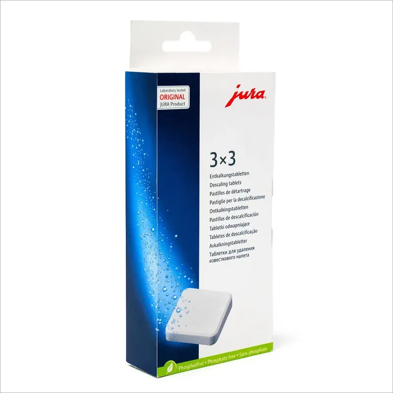 JURA 3 x 3 Espresso Machine Descaling Tablets I