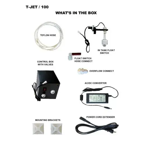 T-JET Water Fill Kit for Home and Commercial Espresso Machines.