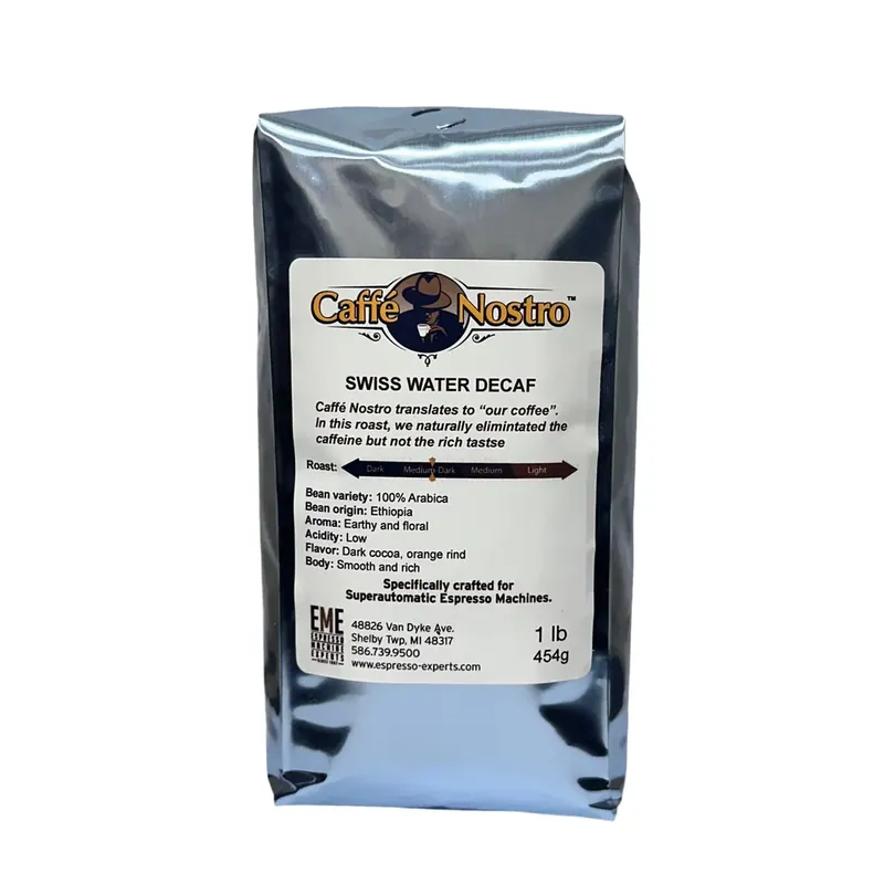 Caffé Nostro™-Swiss Water Decaf Espresso Coffee Beans 1lb