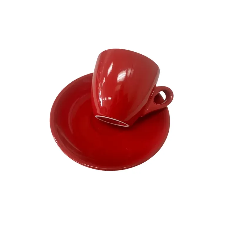 Palermo Red Espresso Cups, by Nuova Point , set of 6, Made in Italy!