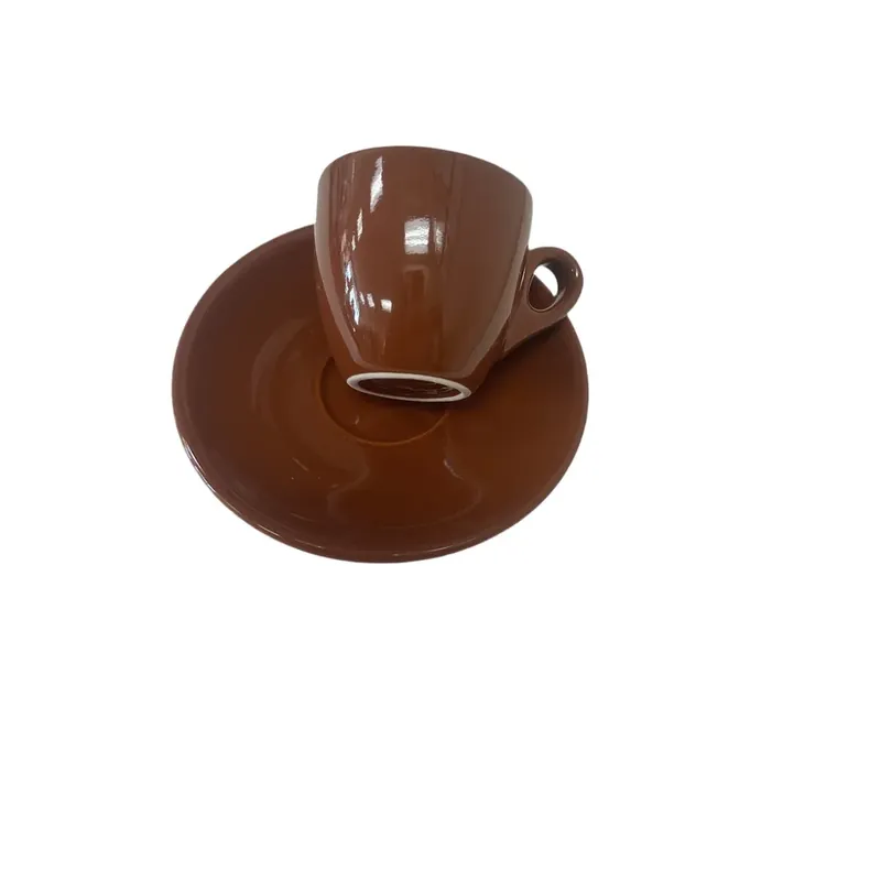 Palermo Brown Espresso Cups, by Nuova Point , set of 6, Made in Italy!
