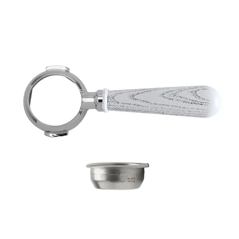Lelit White Ash 58mm Bottomless Portafilter