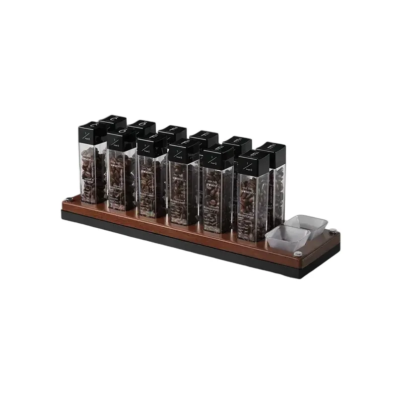 Premium Tubes Coffee Bean Cellars With Stand