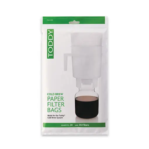 Toddy OS Paper Coffee Filter Bags - 20ct