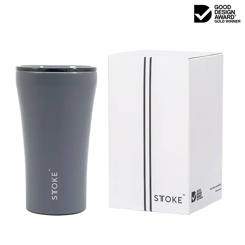 Barista Lab Sttoke Ceramic Travel Mug with Sealed Lid 12 oz Shatterproof Double Insulated Coffee Cup Great for Hot and Cold Drinks