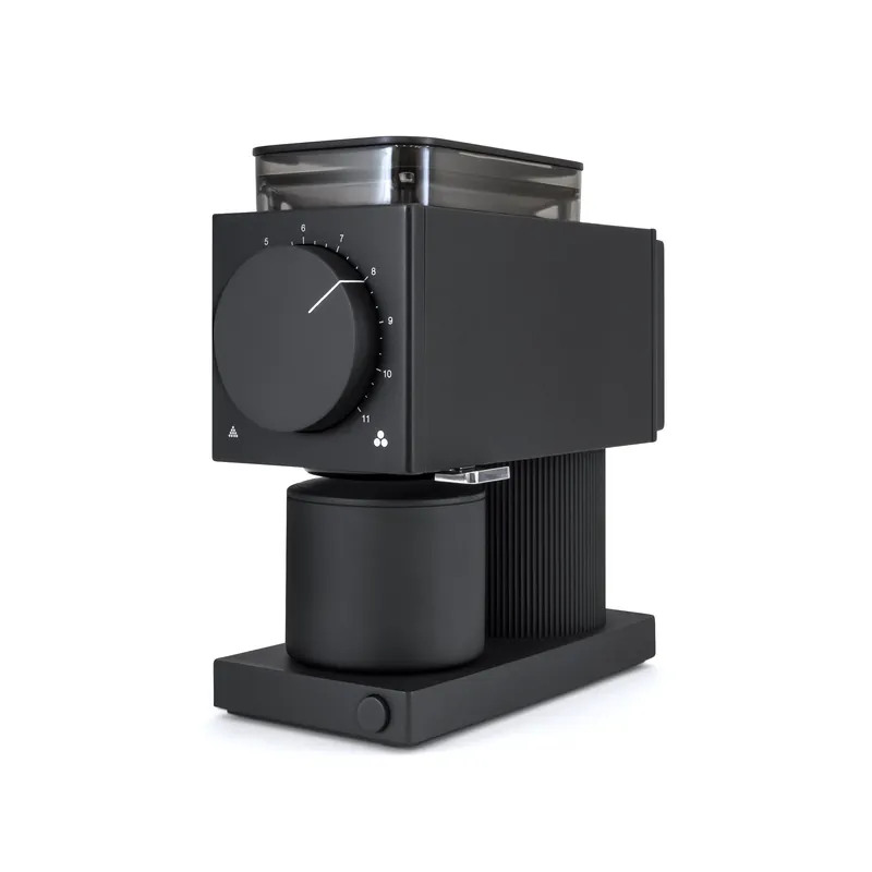 Dark Roast Coffee Grinder Fellow Ode Brew Home Coffee Grinder with Cafe Style Features like Flat Burrs, Metal Grounds Bin and a Grind Knocker