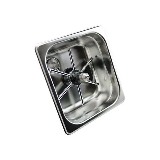 6" x 6" Rhino Square Pitcher Rinser 150mm + Spinjet // RHPR150-S