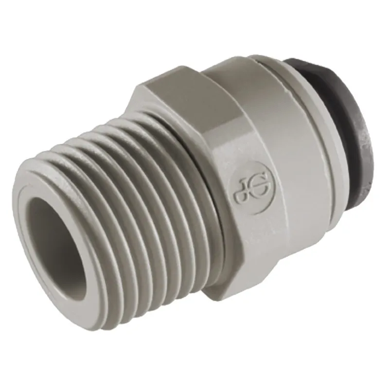 Push Fit 3/8" Tube x 3/8" Male BSP // Most standard espresso machine braided line to 3/8 tubing