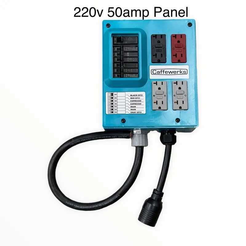 Caffewerks Electric Power Distribution Panel (Out Of Stock)