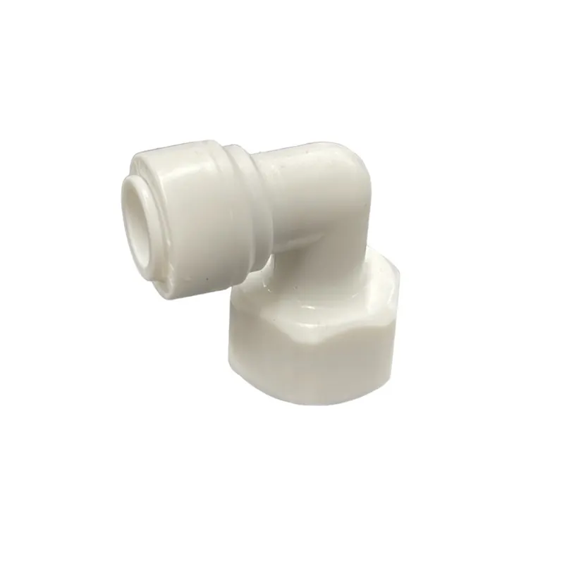 Rinser Connection Fitting Push Fit 3/8 tube x 1/2 BSP 90 Angle Elbow