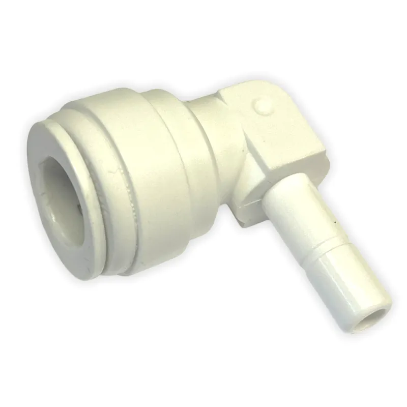 Push Fit 3/8" Tube x 1/4" Stem Elbow