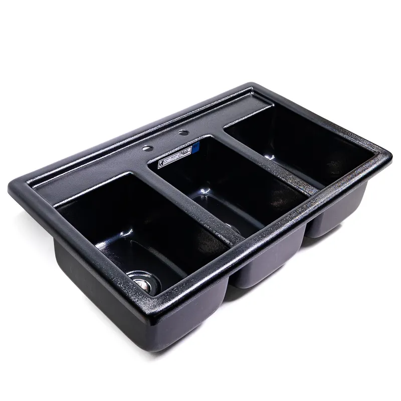 Moli 3 Compartment Sink // CW 1727// Small size for mobile application