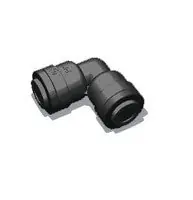 Push Fit 1/2" TUBE x 3/8 Tube Union Elbow