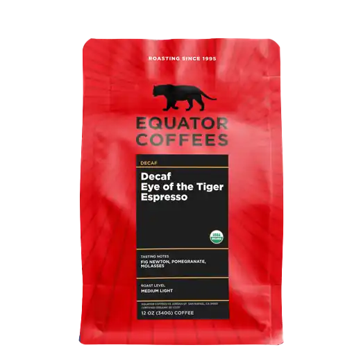 Decaf Eye Of The Tiger 12 oz
