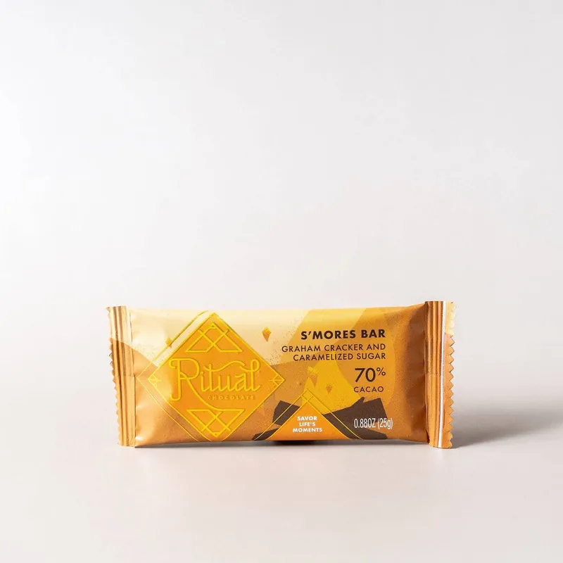 S’mores Mini Bar 25g, Dark Chocolate 70%