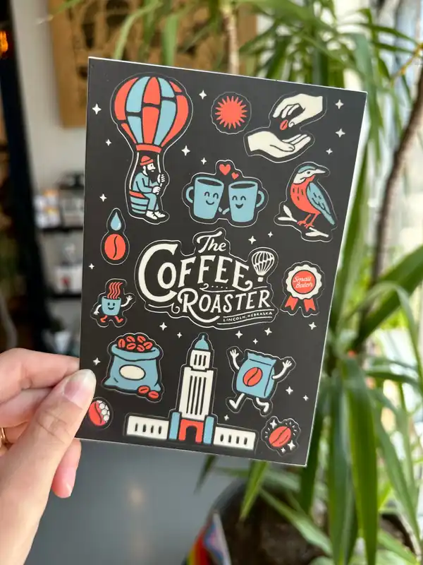 Coffee Roaster Sticker Sheet