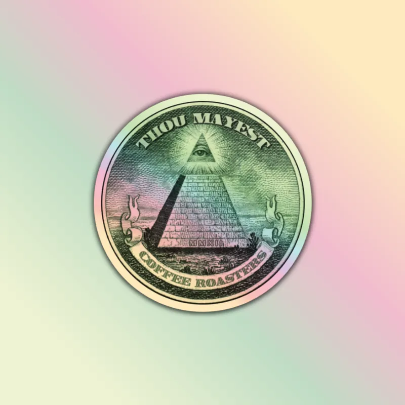 TM All-Seeing Eye Holo Sticker