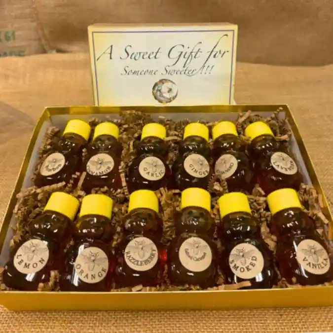 Mini Local Infused Honey Gift Pack - 12 2oz Bottles