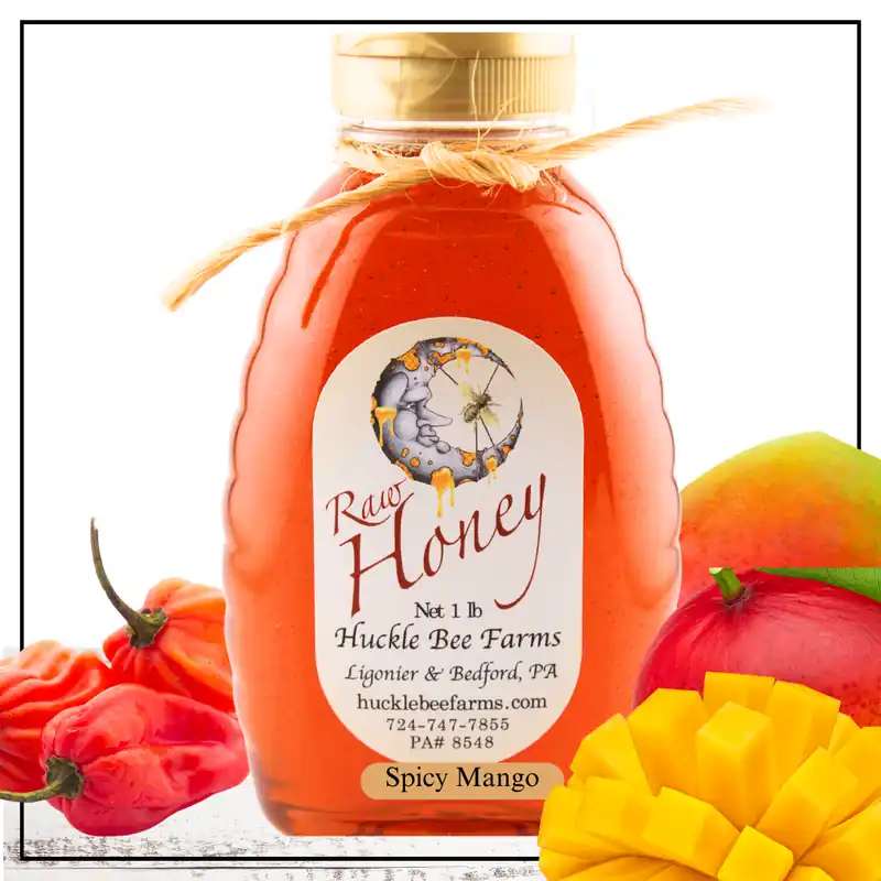 Spicy Mango Habanero Honey 1lb.