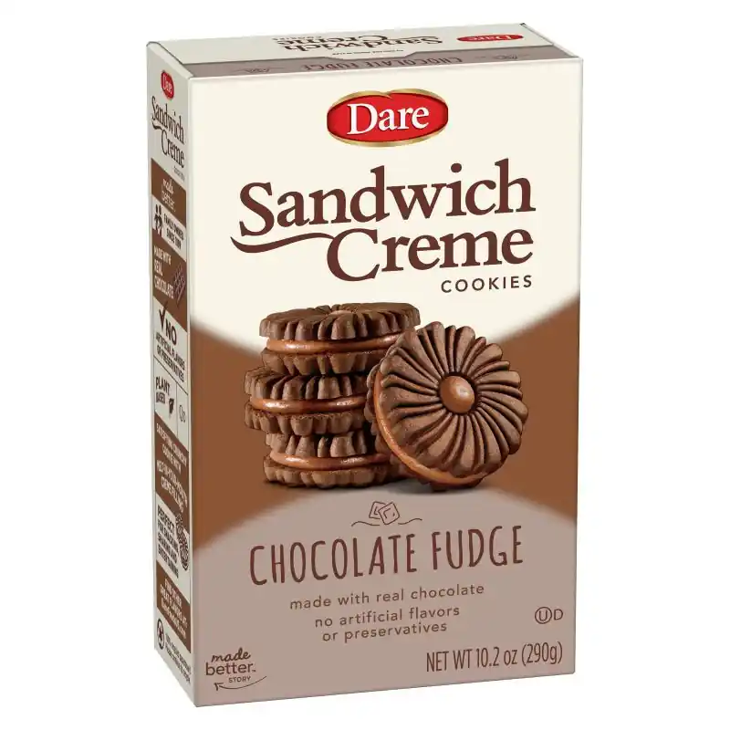 Dare Sandwich Creme Chocolate Fudge Cookies 10.2oz.