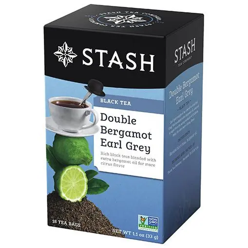 Stash Double Bergamot Earl Grey Black Tea Bags 18ct.
