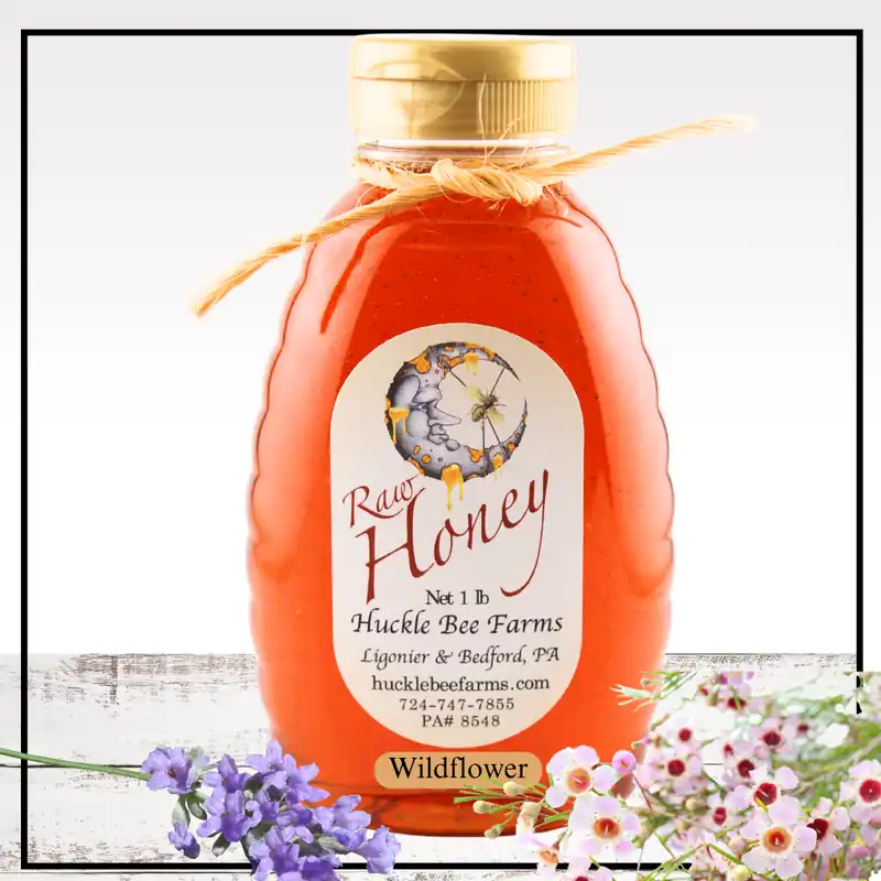 Raw Wildflower Honey 1lb.