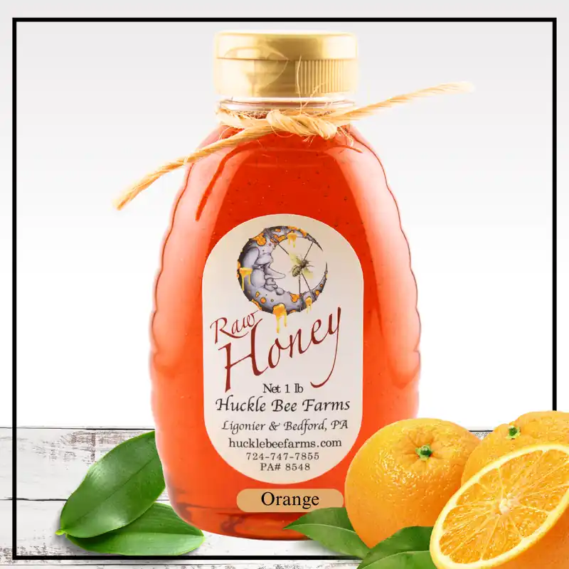 Orange Infused Honey 1lb.