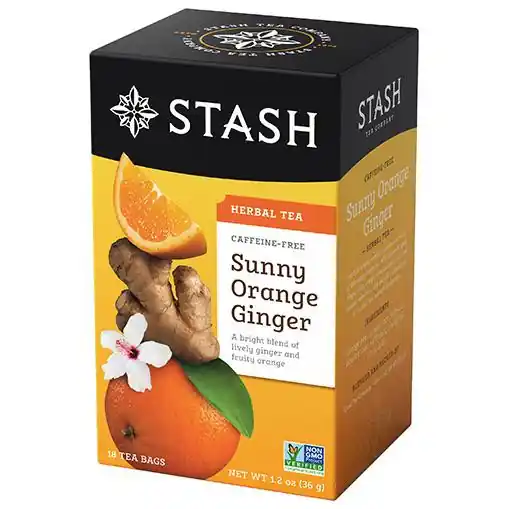 Stash Sunny Orange Ginger Herbal Tea Bags 18ct.