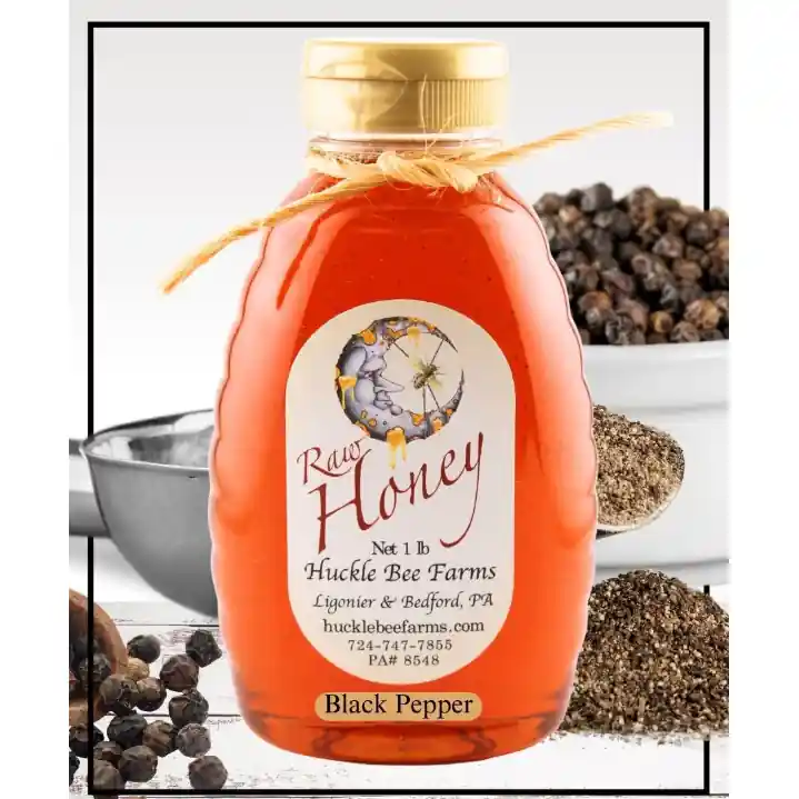 Black Pepper Infused Honey 1lb.