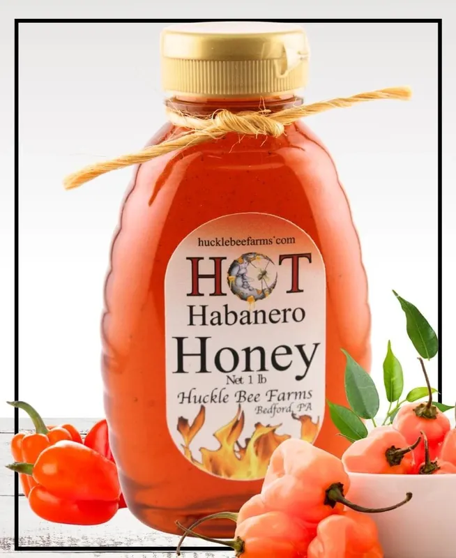 Habanero Infused HOT Honey 1lb.