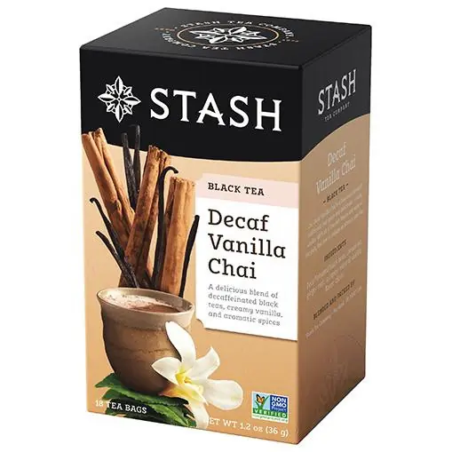 Stash Decaf Vanilla Chai Tea Bags 18ct.