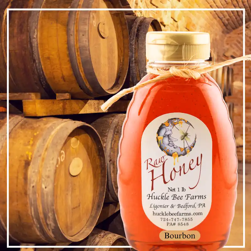 Bourbon Infused Honey 1lb.