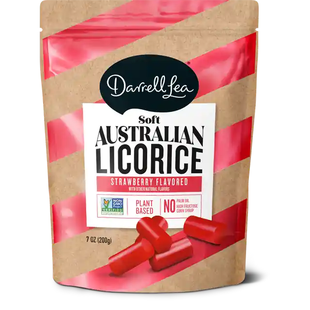 Darrell Lea Strawberry Licorice 7oz