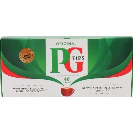 PG Tips Original Square Tea Bags 40ct.