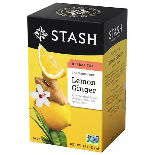 Stash Lemon Ginger Herbal Tea Bags 20ct.