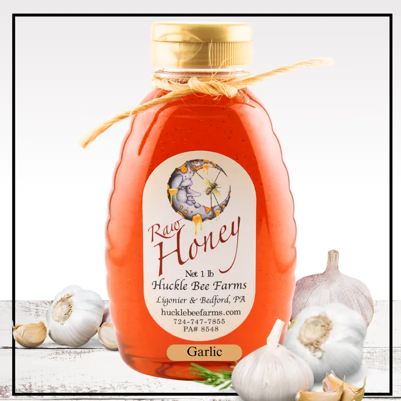 Garlic Infused Honey 1lb.