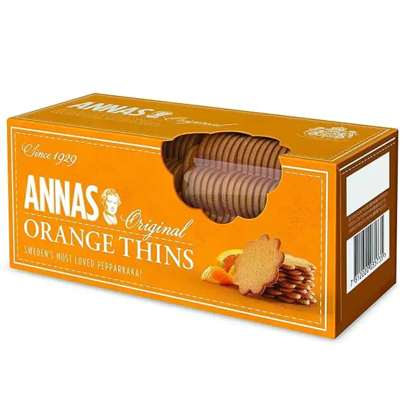 Anna‘s Orange Thins Swedish Cookies