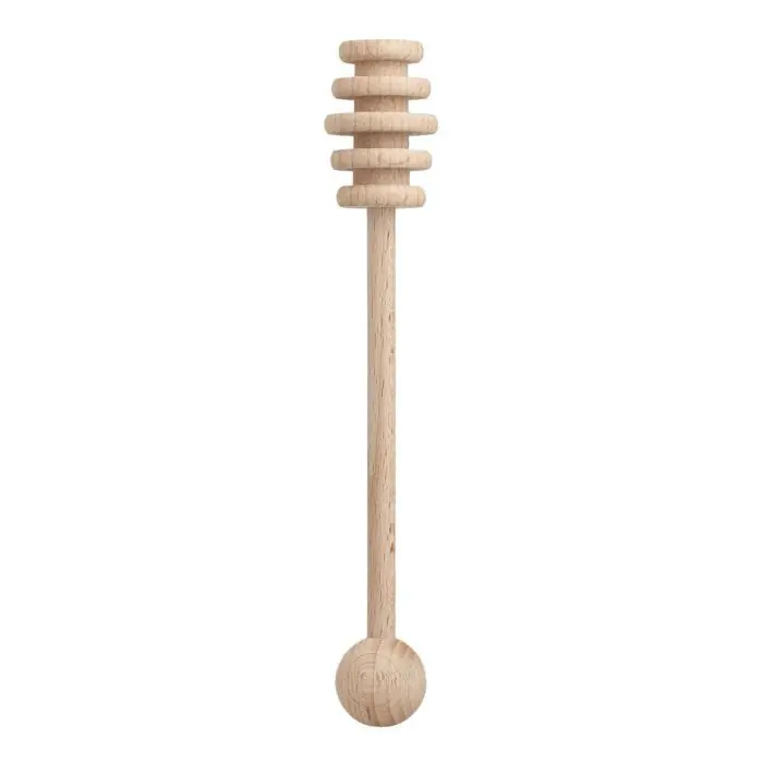 Honey Dipper Stick Server- Beechwood