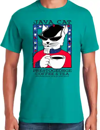 Java Cat Throwback T-Shirt - Vintage 1995 Design