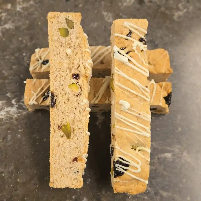 Pistachio Cherry Biscotti - 2 Per Package